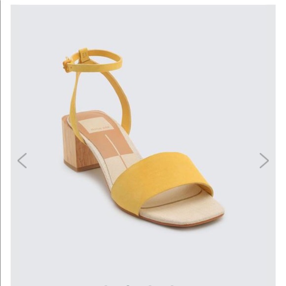 Dolce Vita ZARITA SANDALS IN YELLOW - Picture 2 of 5